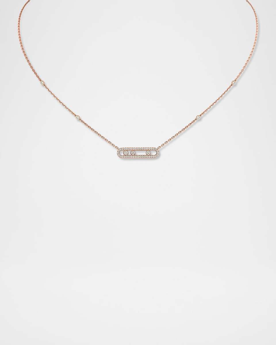 BABY MOVE PAVE DIAMOND NECKLACE